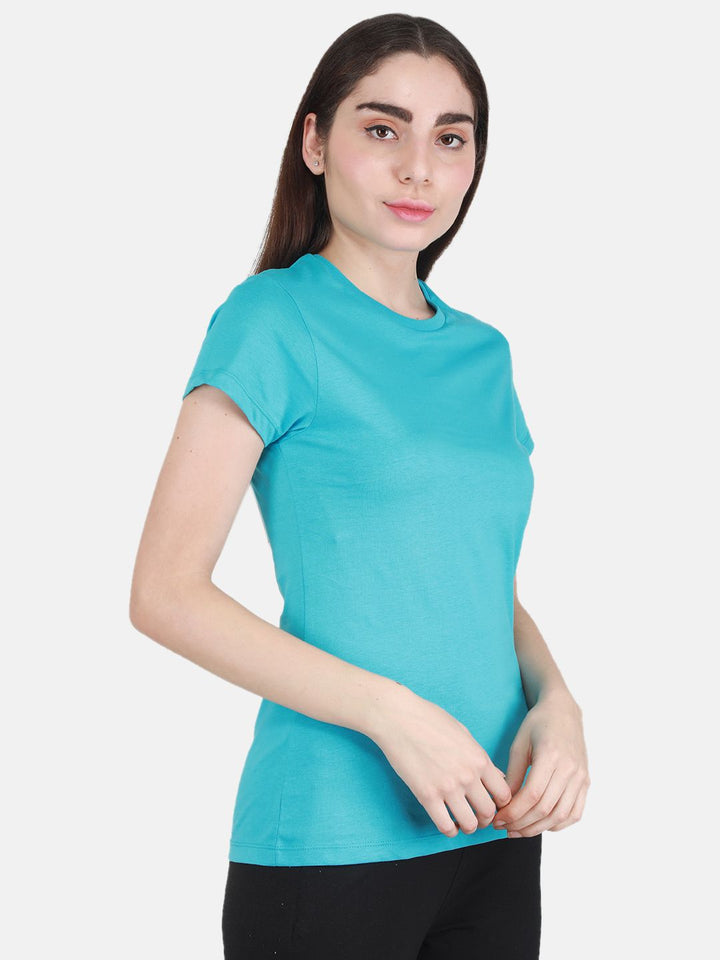 Monte Carlo Women Pack of 2 Cotton Round Neck Tops