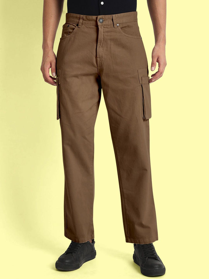 Bene Kleed Men Classic Straight Fit Cargos Trousers