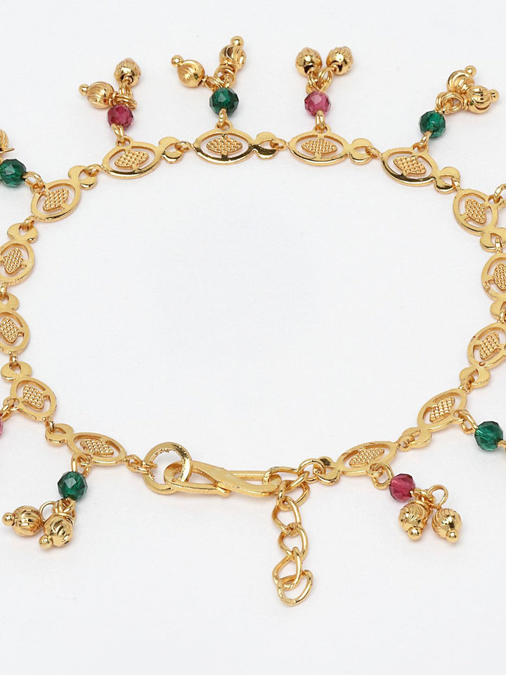 Anouk Gold-Plated Artificial Beaded Bracelet
