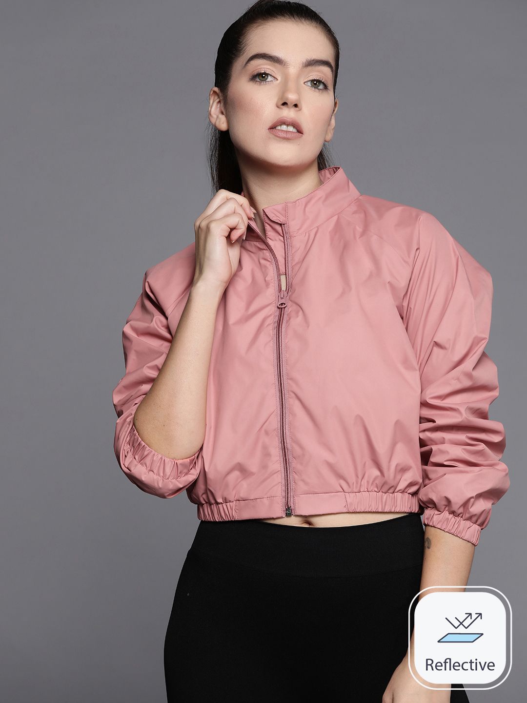 HRX by Hrithik Roshan Rapid-Dry Crop Training Jacket