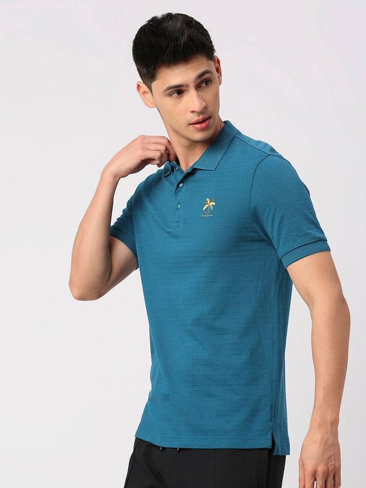 Being Human Polo Collar Short Sleeves Cotton T-shirt