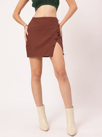 DressBerry Mini Magic Side Slit Skirt