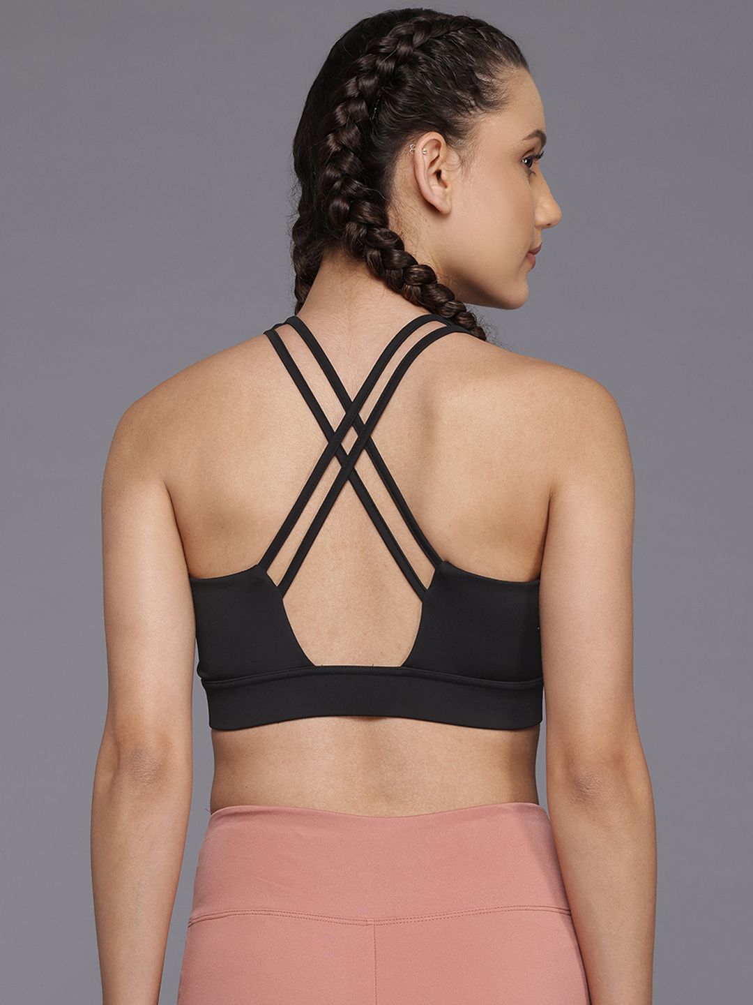 HRX by Hrithik Roshan Yoga Bra- Medium Coverage Lightly Padded