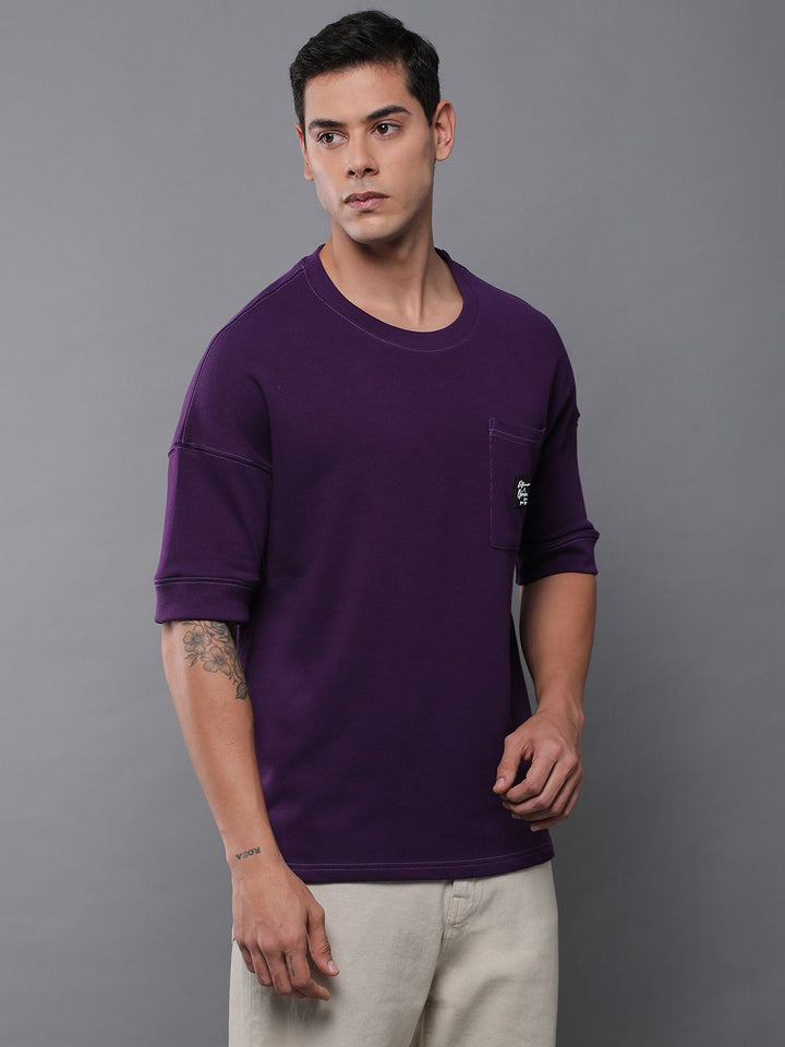 Difference of Opinion Men Oversized Drop Shoulder Ultra Soft Drapey Cotton T-Shirt