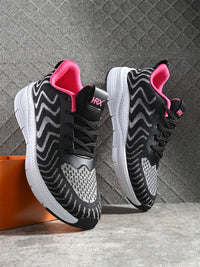 HRX by Hrithik Roshan Women Black Memory Foam Technology Running Shoes