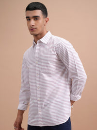 HIGHLANDER Plus Size Slim Fit Opaque Cotton Casual Shirt