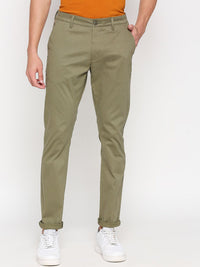 Being Human Men Slim Fit Mid-Rise Plain Chinos