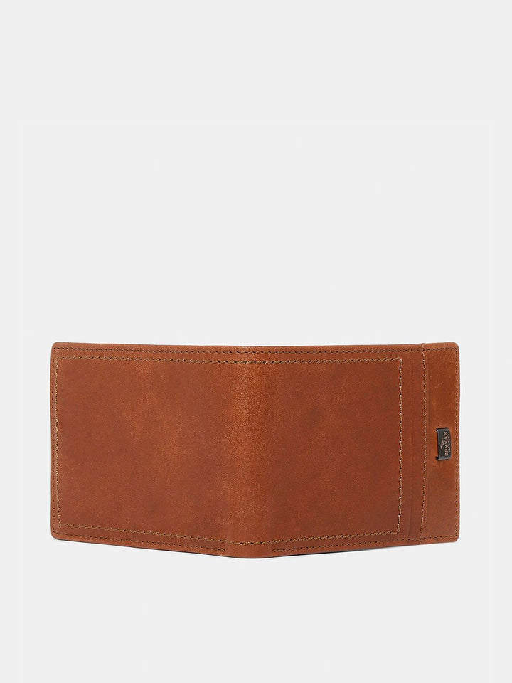 SPYKAR Men Brown Leather Two Fold Wallet
