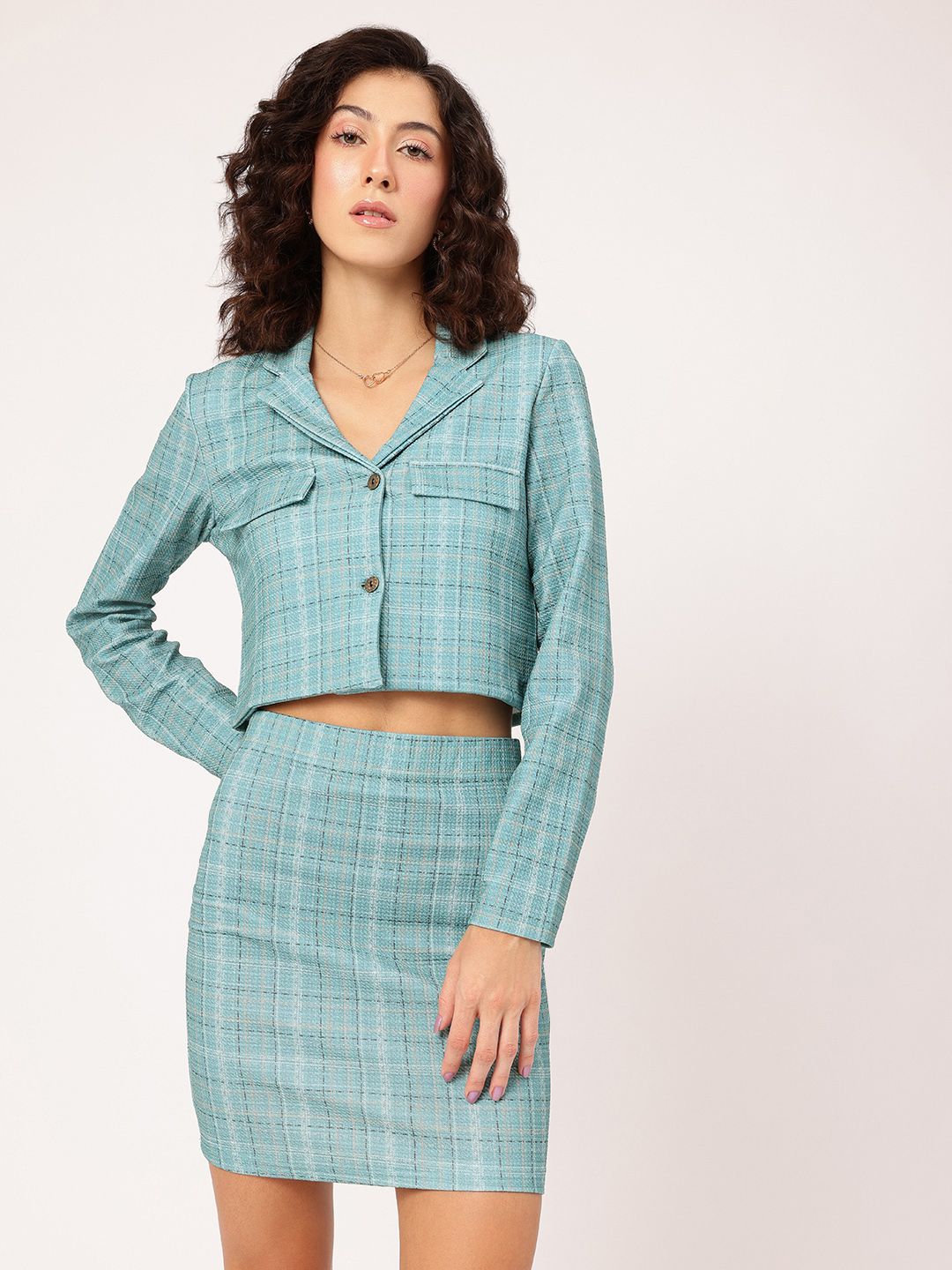 DressBerry Bold & Beautiful Checked Co-Ords