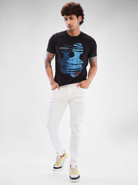 SPYKAR Men Slim Fit Low-Rise Clean Look Stretchable Cropped Jeans