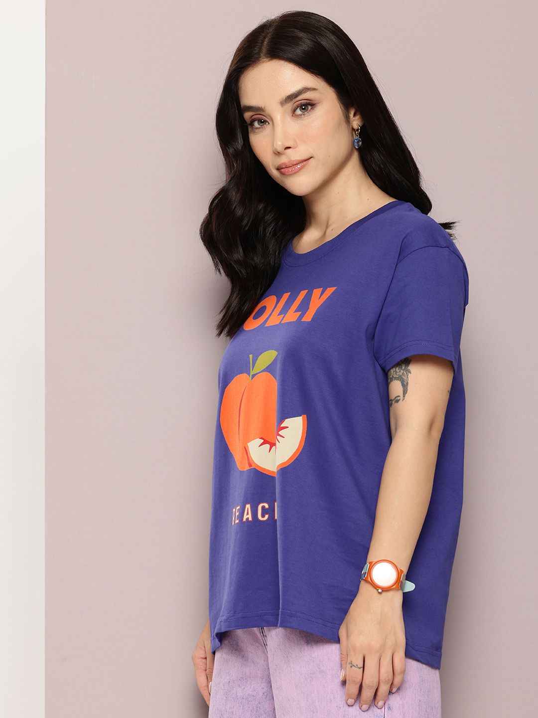 DILLINGER Printed Pure Cotton Boxy T-shirt