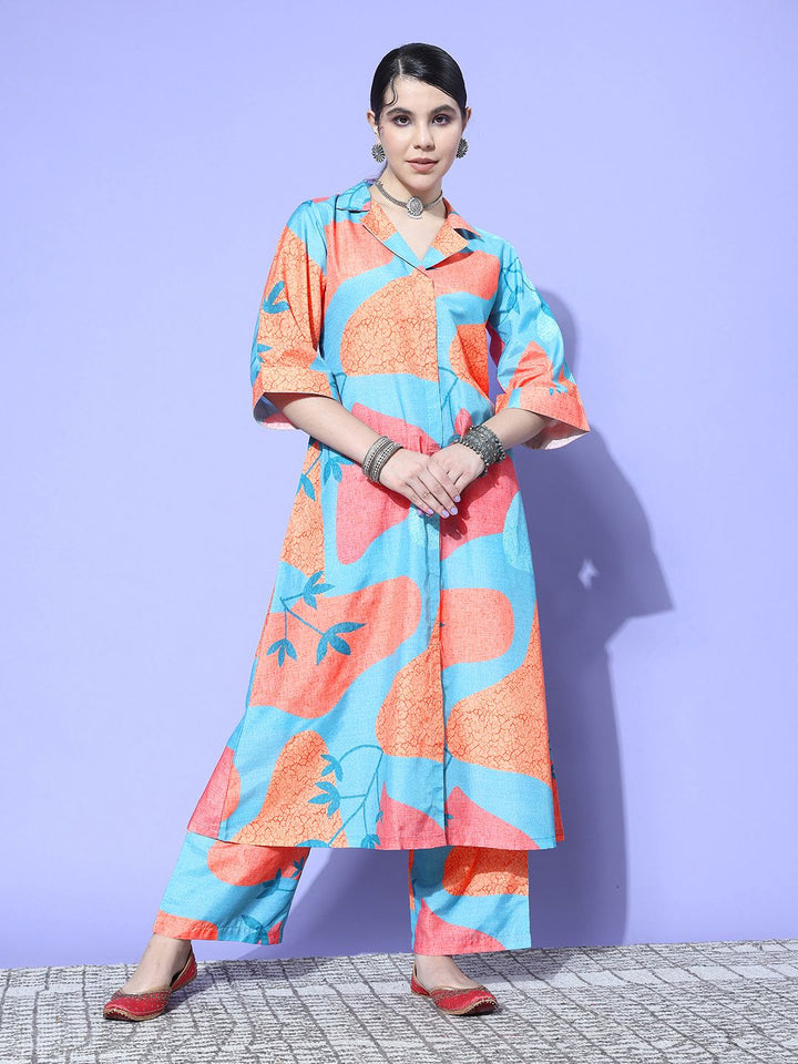 Varanga Women Printed Regular Kurta with Trousers