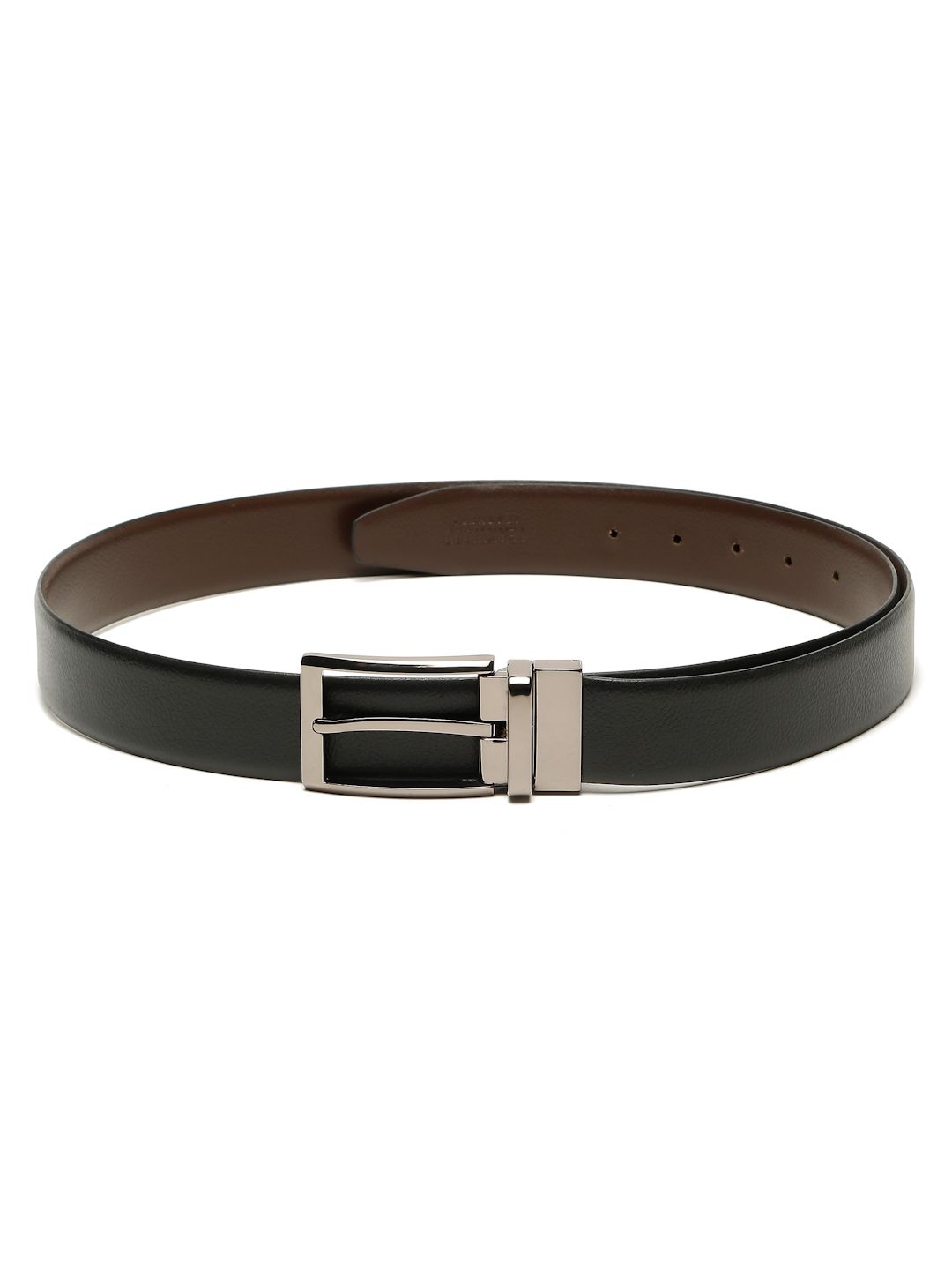 Teakwood Leathers Set Of 2 Men Reversible Leather Belt & Wallet Gift Set