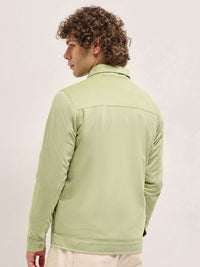 THE BEAR HOUSE Men Solid Spread Collar Tailored Jacket