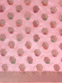 Saree mall Pink Ethnic Motifs Banarasi Saree