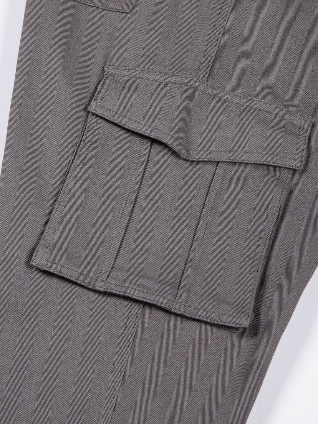 Thomas Scott Men Smart Slim Fit Mid-Rise Cargos Trousers