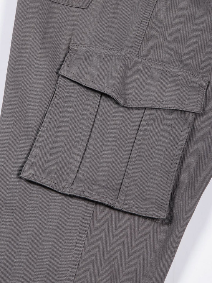 Thomas Scott Men Smart Slim Fit Mid-Rise Cargos Trousers