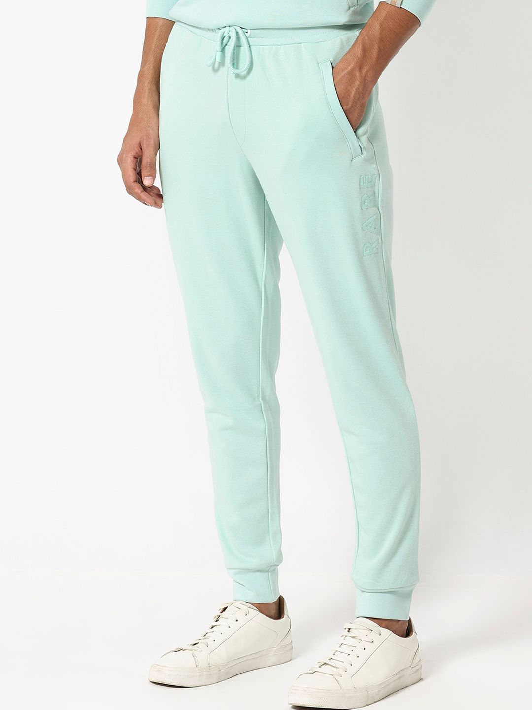 RARE RABBIT Men Shiga Regular Fit Cotton Joggers