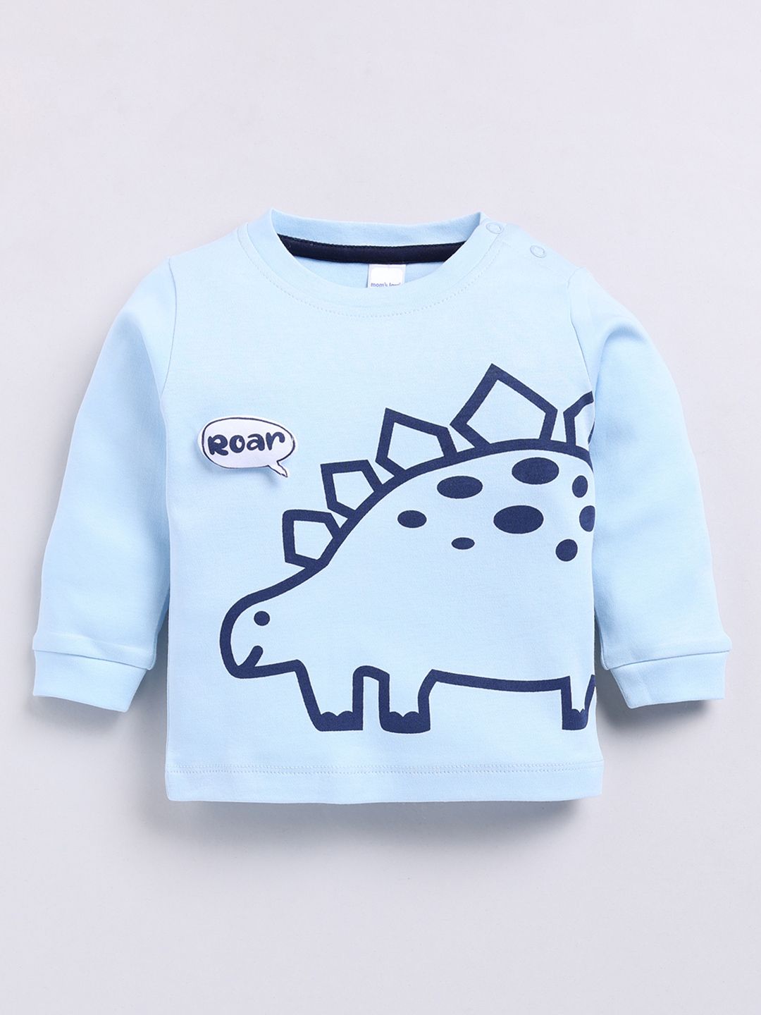 Moms Love Infant Boys Pure Cotton Printed T-shirt & Jogger