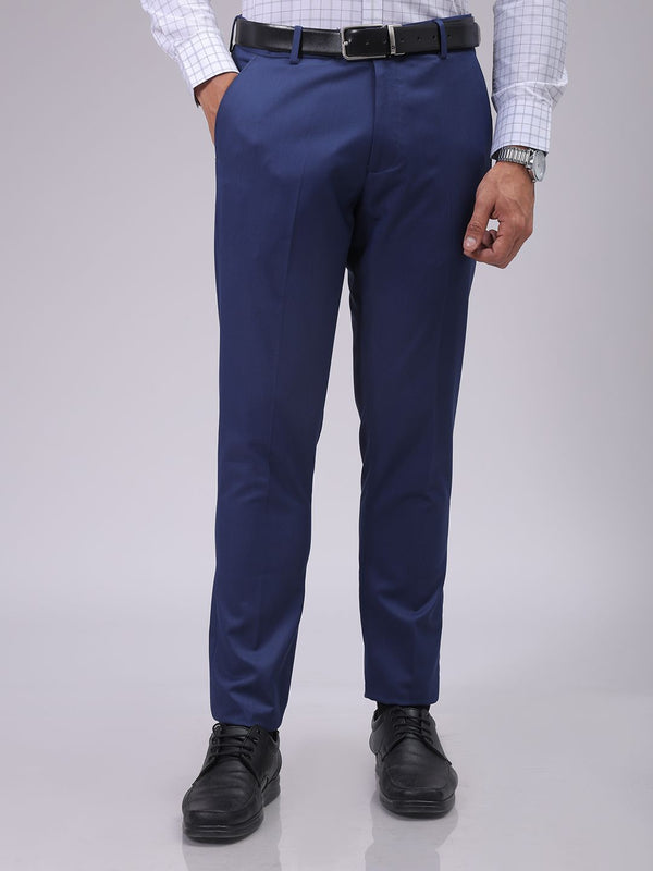 The Indian Garage Co. X Luxe Men Slim Fit Formal Trousers