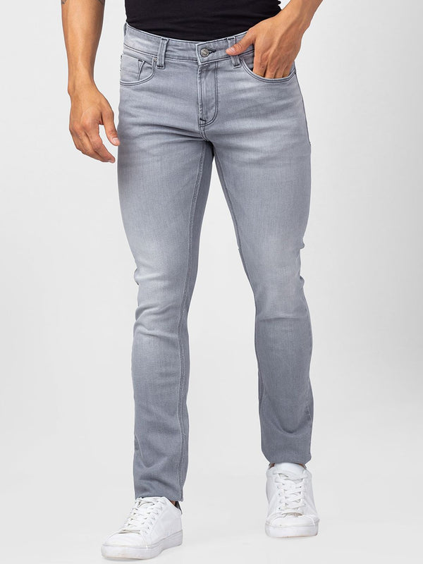 SPYKAR Men Slim Fit Low-Rise Heavy Fade Cotton Jeans