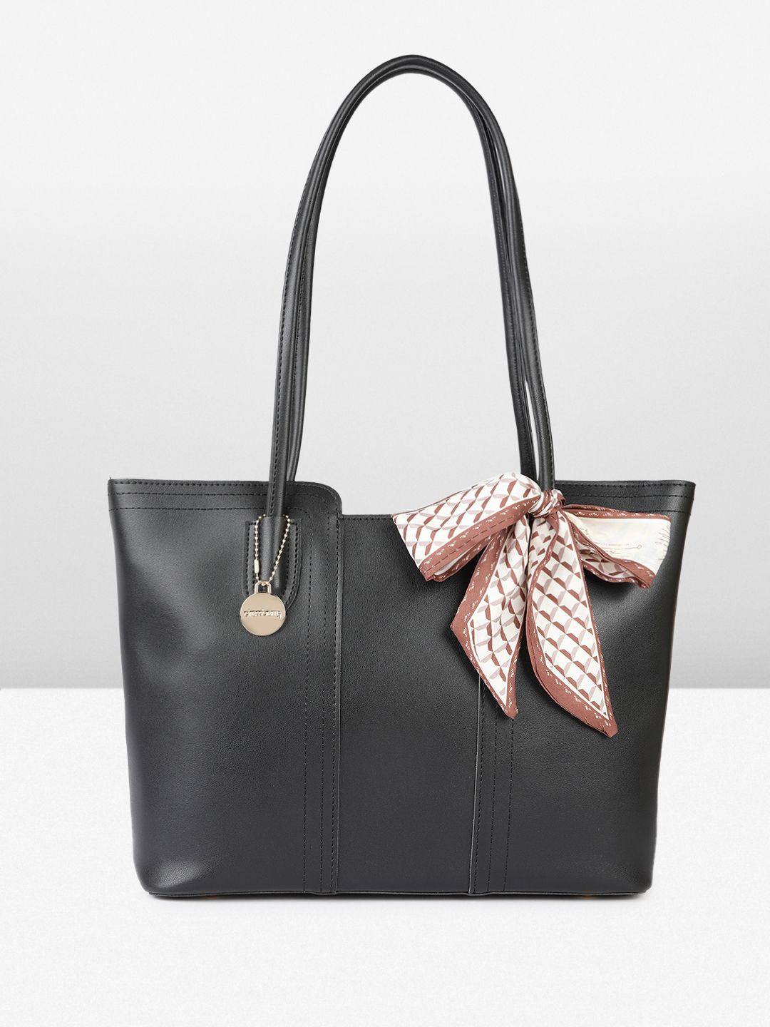 DressBerry Structured Shoulder Bag with Scarf