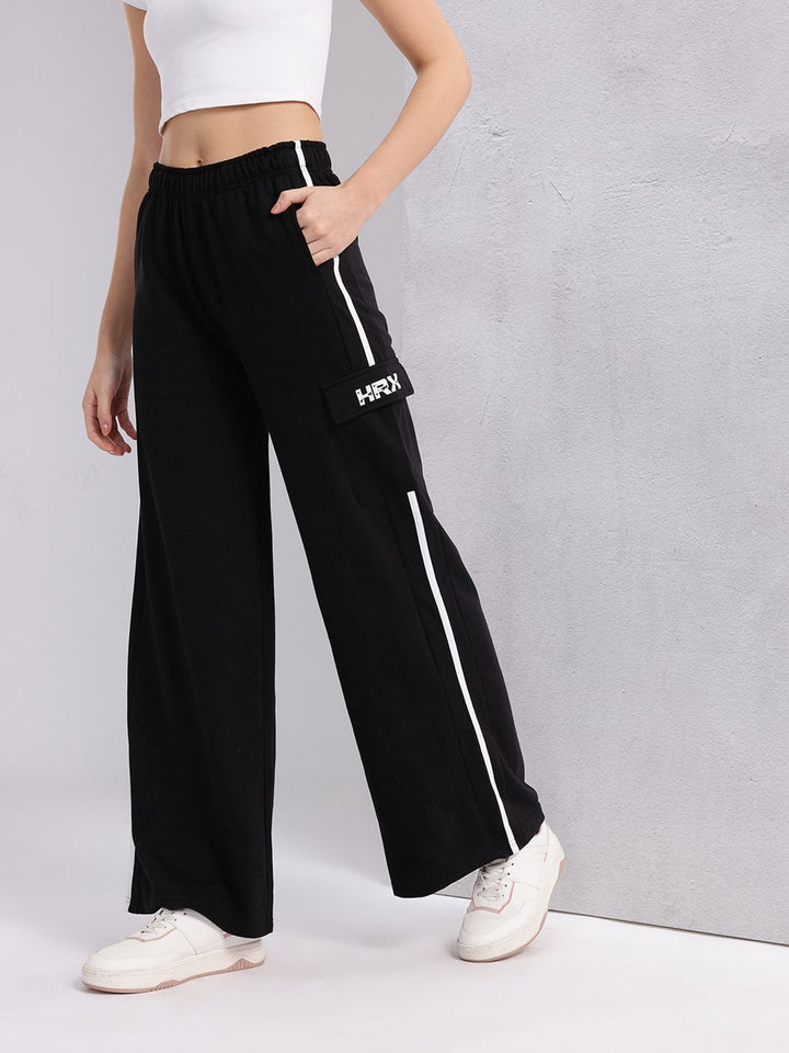 HRX by Hrithik Roshan  Women Lifestyle Side Stripe Cargo Track Pants
