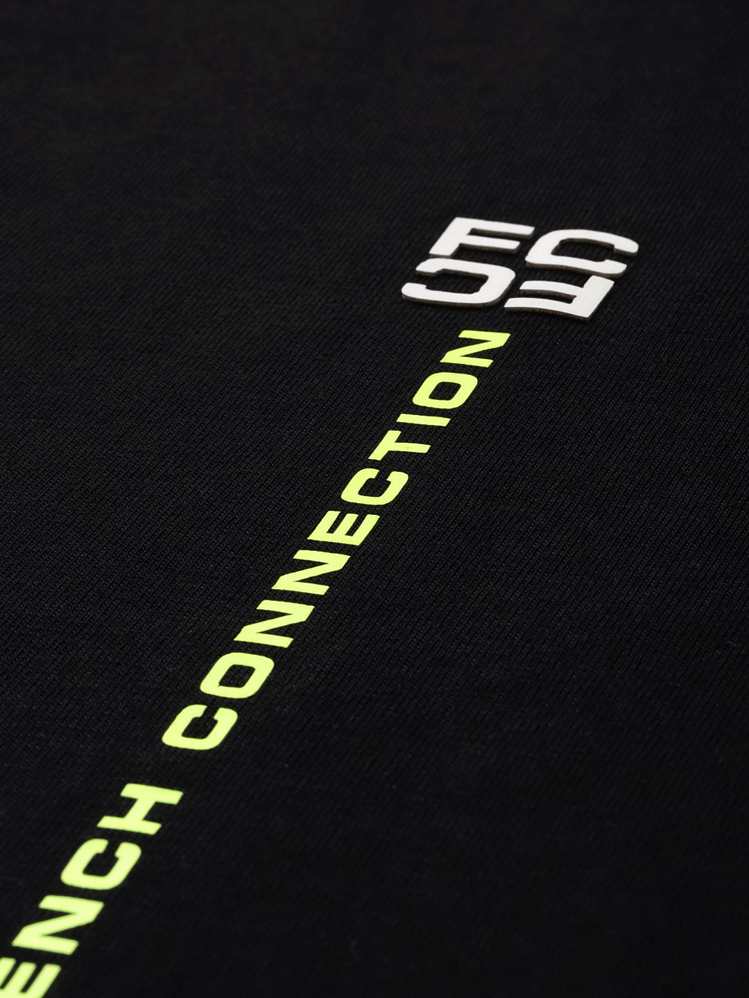 T-Shirt Kapas Kolar Polo Polo Connection Perancis dicetak