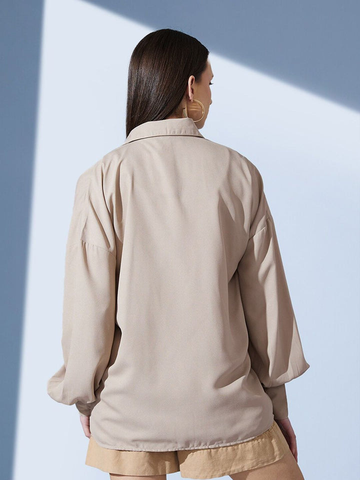 STREET 9 Comfort Spread Collar Casual Shirt