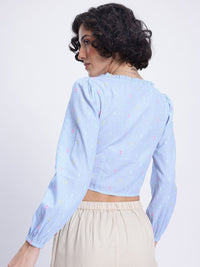 DressBerry Ocean Cool Dobby Shirt-Style Top