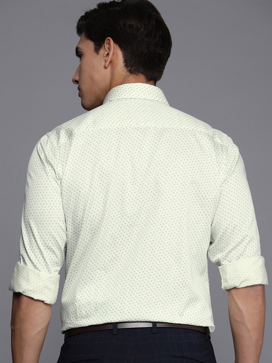 Raymond Slim Fit Tropical Printed Formal Shirt
