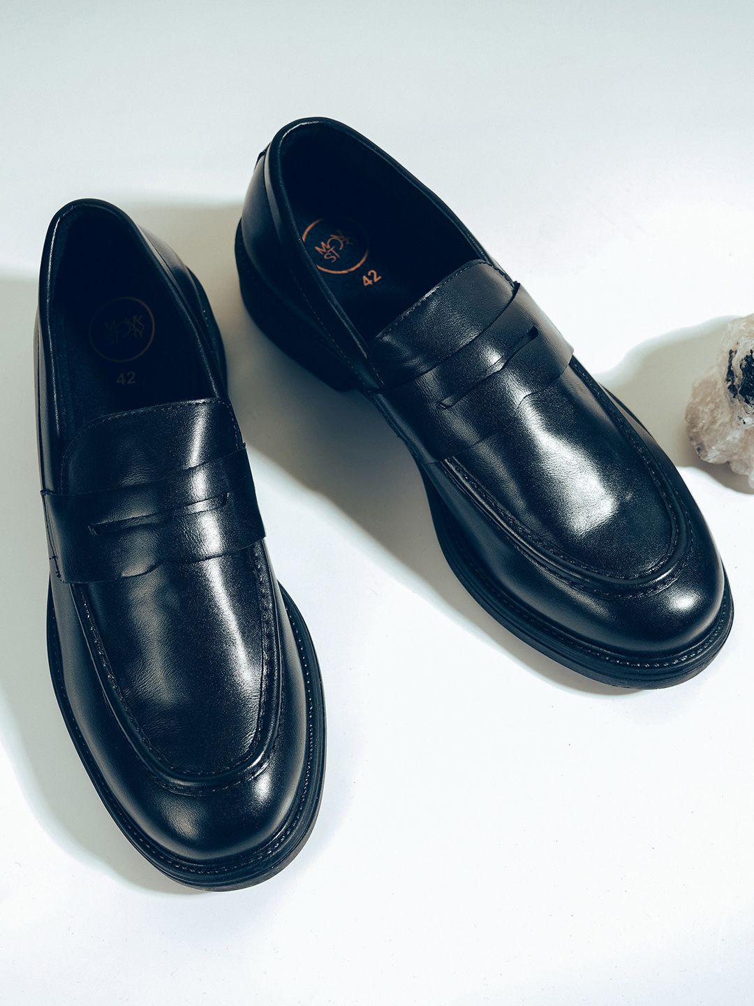 MONKSTORY Men PU Slip-On Sneakers