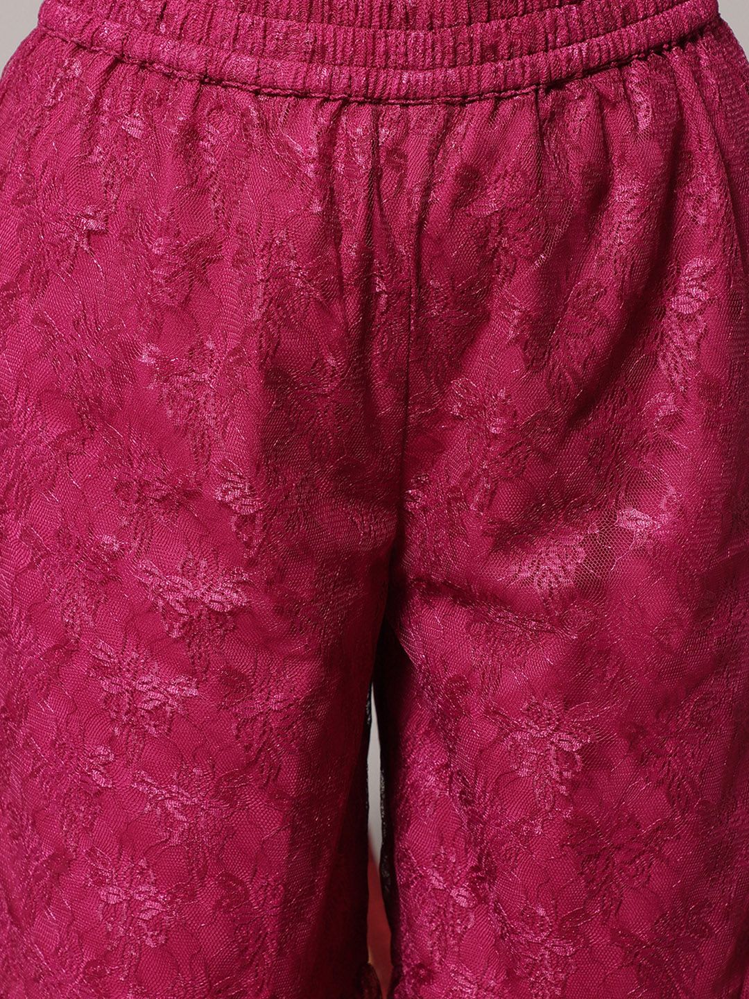Varanga Women Magenta Kurta with Sharara