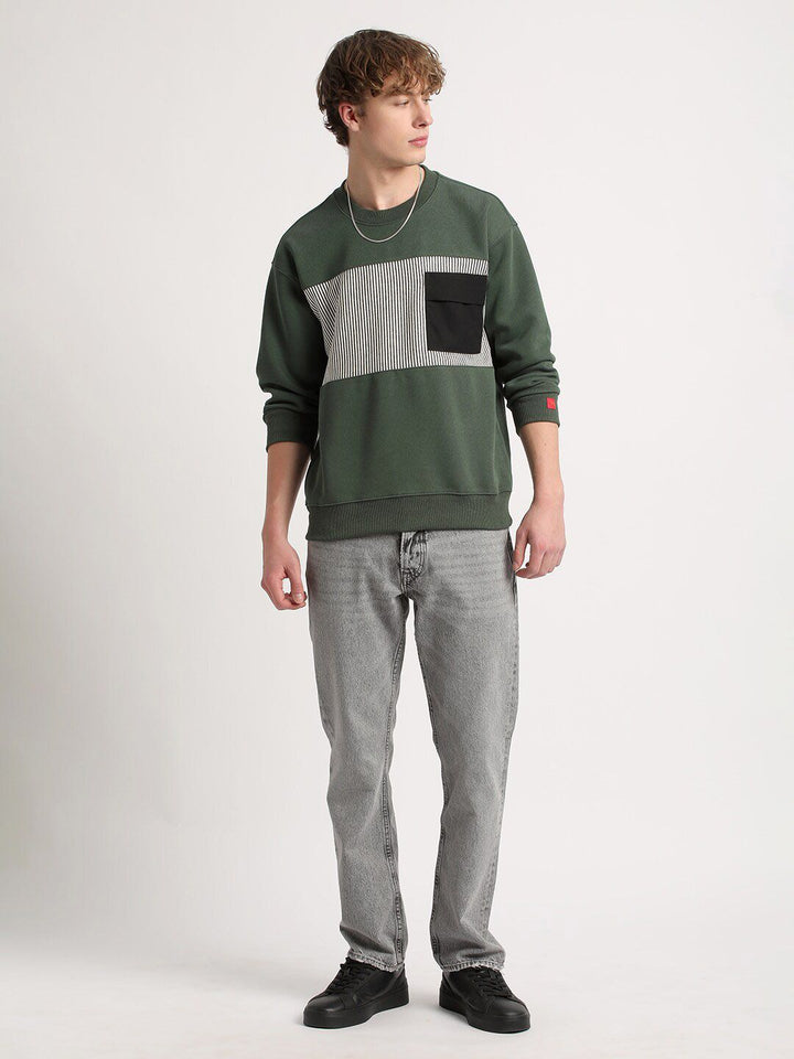 THE BEAR HOUSE Colourblocked Pullover Sweatshirt