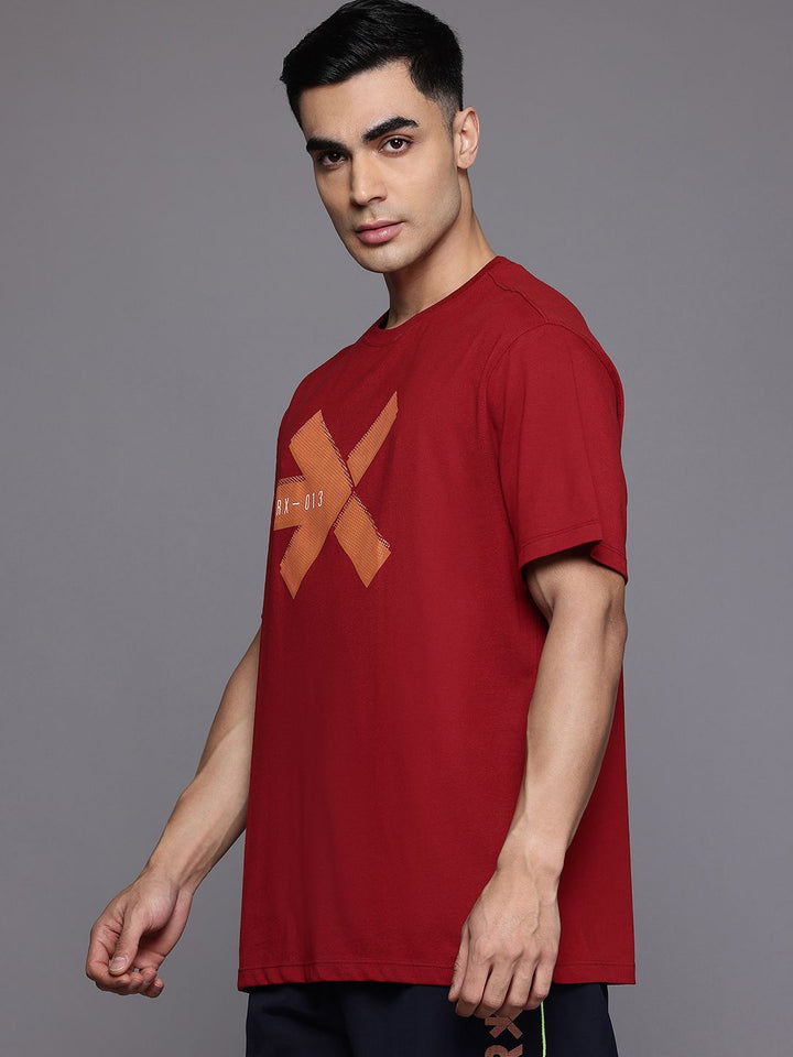 HRX by Hrithik Roshan Twin Collection Printed Training T-shirt