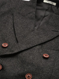 Mr Bowerbird Peaked Lapel Double Breasted Tailored Fit Casual Blazer
