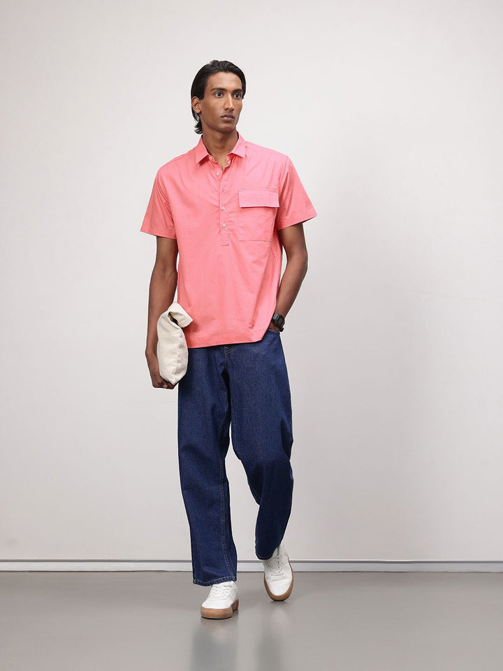 ether 365 Essentials Spread Collar Casual Shirt