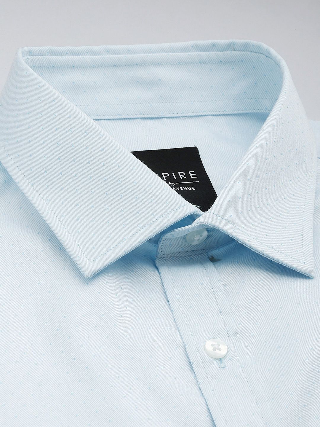 Park Avenue Self-Design Slim Fit Formal Shirt