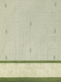 Saree mall Green Ethnic Motifs Printed Taant Sarees