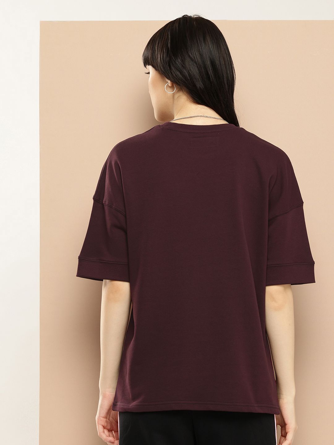 Difference of Opinion Women Oversized Drop Shoulder Ultra Soft Drapey Cotton T-Shirt