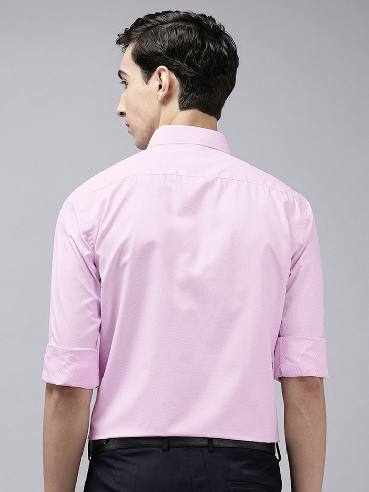 Park Avenue Slim Fit Self Designed Formal Shirt
