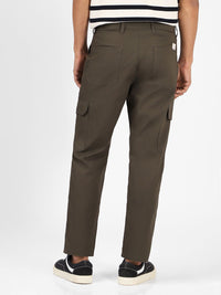 Urbano Fashion Men Mid-Rise Pure Cotton Cargo Trousers