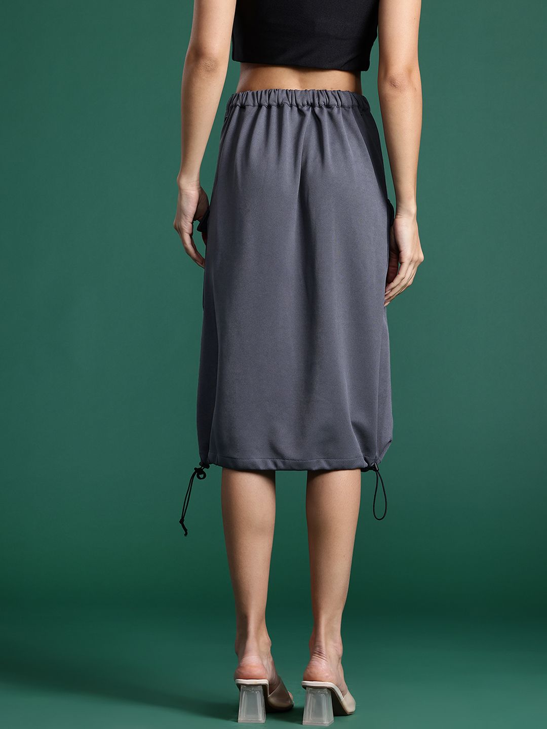 DressBerry Cargo Style Toggled Skirt