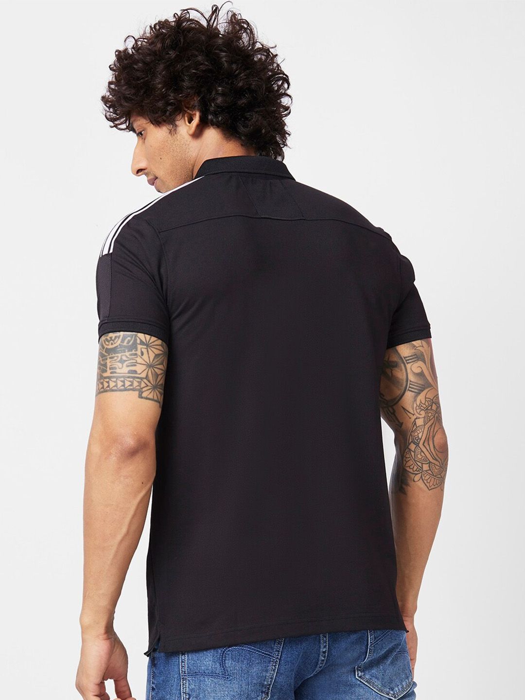 SPYKAR Polo Collar Slim Fit Cotton T-Shirt