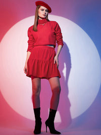 STREET 9 Turtle Neck Crop Top