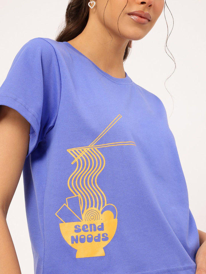 DressBerry Chill Mode Printed T-shirt