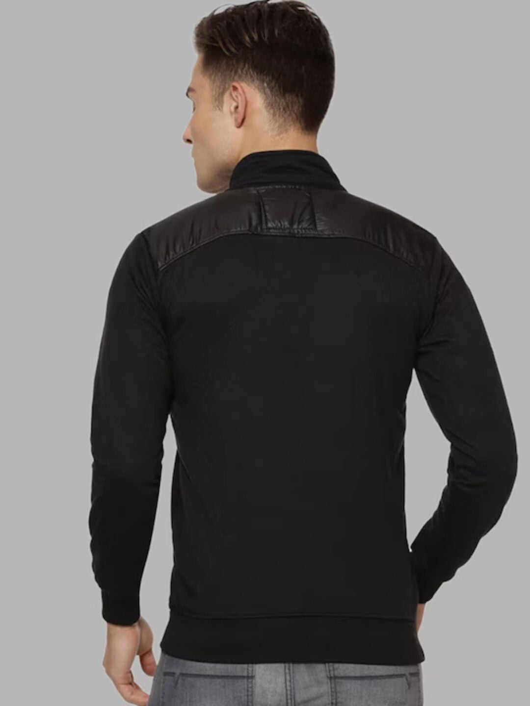 Kampus Sutra Stand Collar Windcheater Kulit Jaket