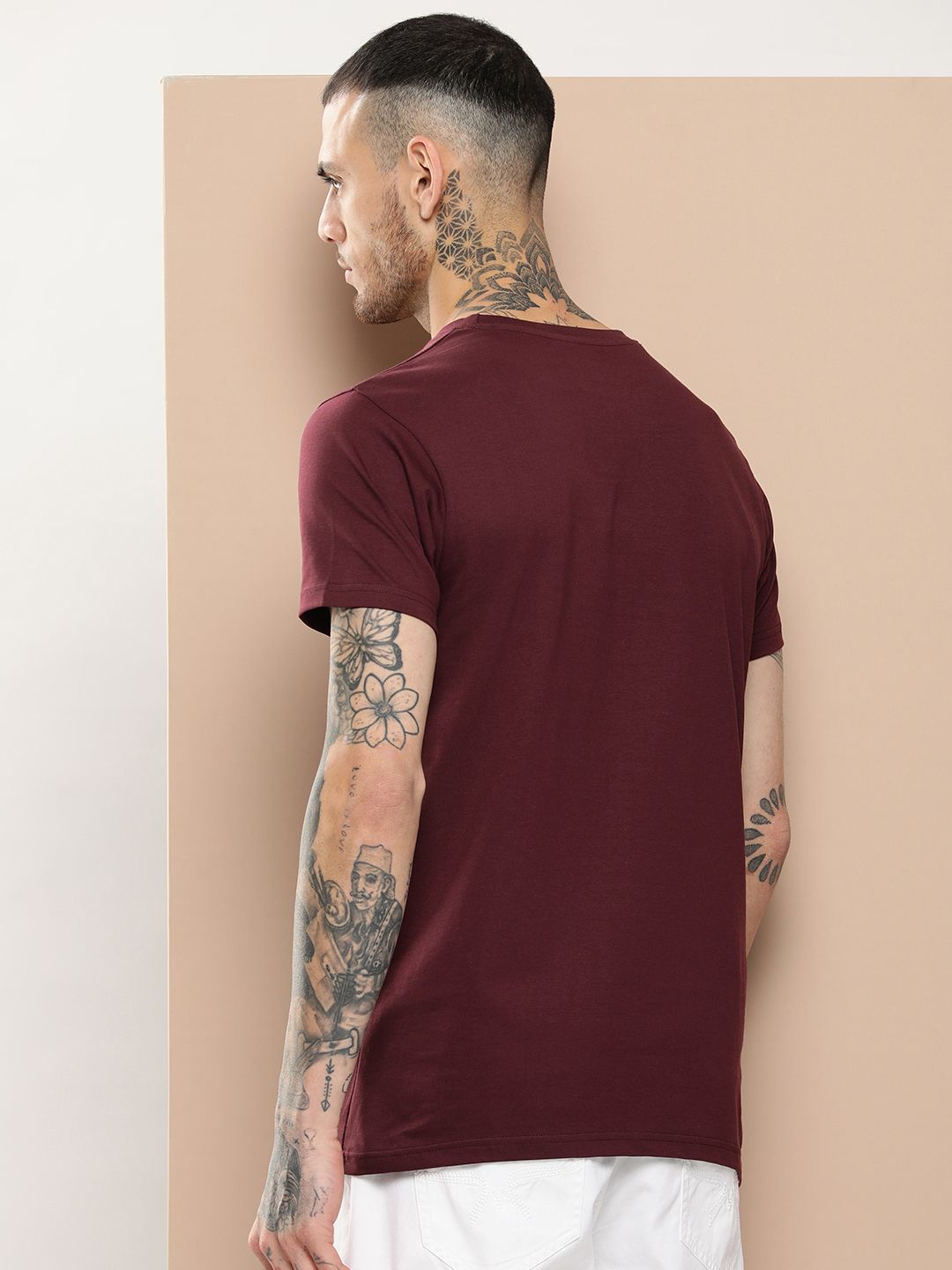 Difference of Opinion Men Pure Cotton T-shirt
