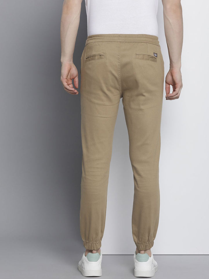 The Indian Garage Co Men Solid Slim Fit Joggers