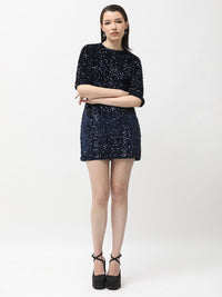 RAREISM Embellished Sheath Mini Dress